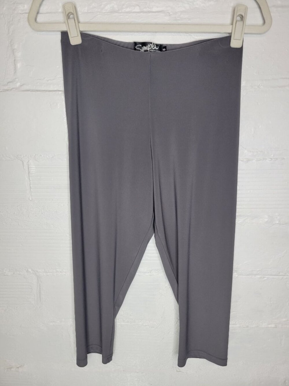 Sympli Women's Size 6 Pants Pull On Crop Gray